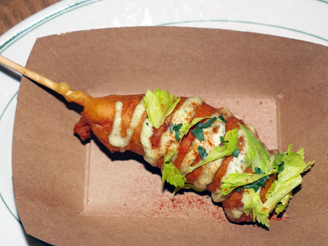 Greenpoint Fish & Lobster Co.’s Lobster Corn Dog