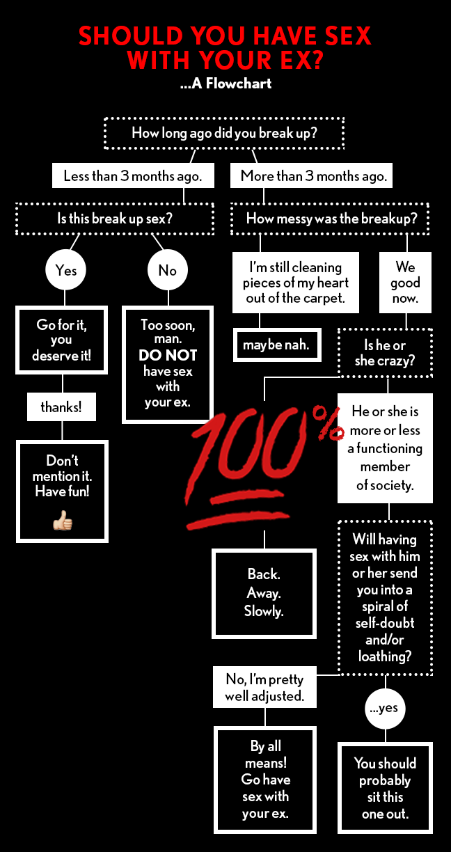 Sex with your ex flowchart